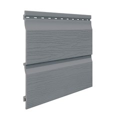 Фасадна панель Kerrafront CLASSIC Quartz Grey Подвійна