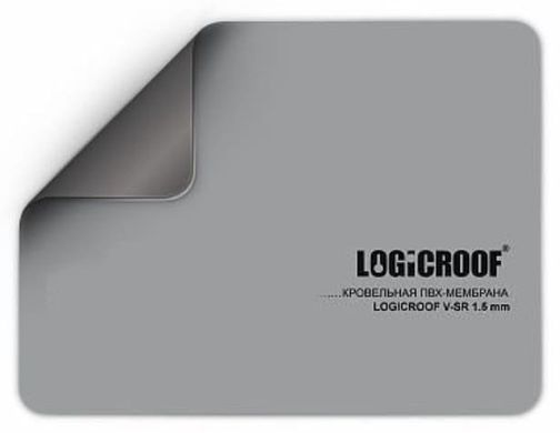 ПВХ мембрана Logicroof V-SR 1,5 мм, 2 рулони сіра (21 м.кв)