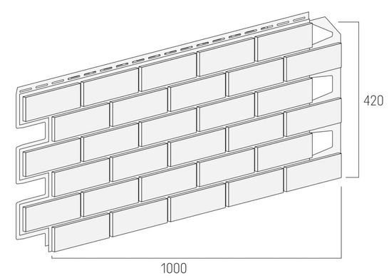 Фасадная панель Solid Brick Bristol