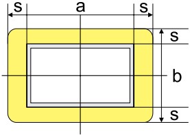Длина мата для изоляции воздуховода прямоугольного сечения